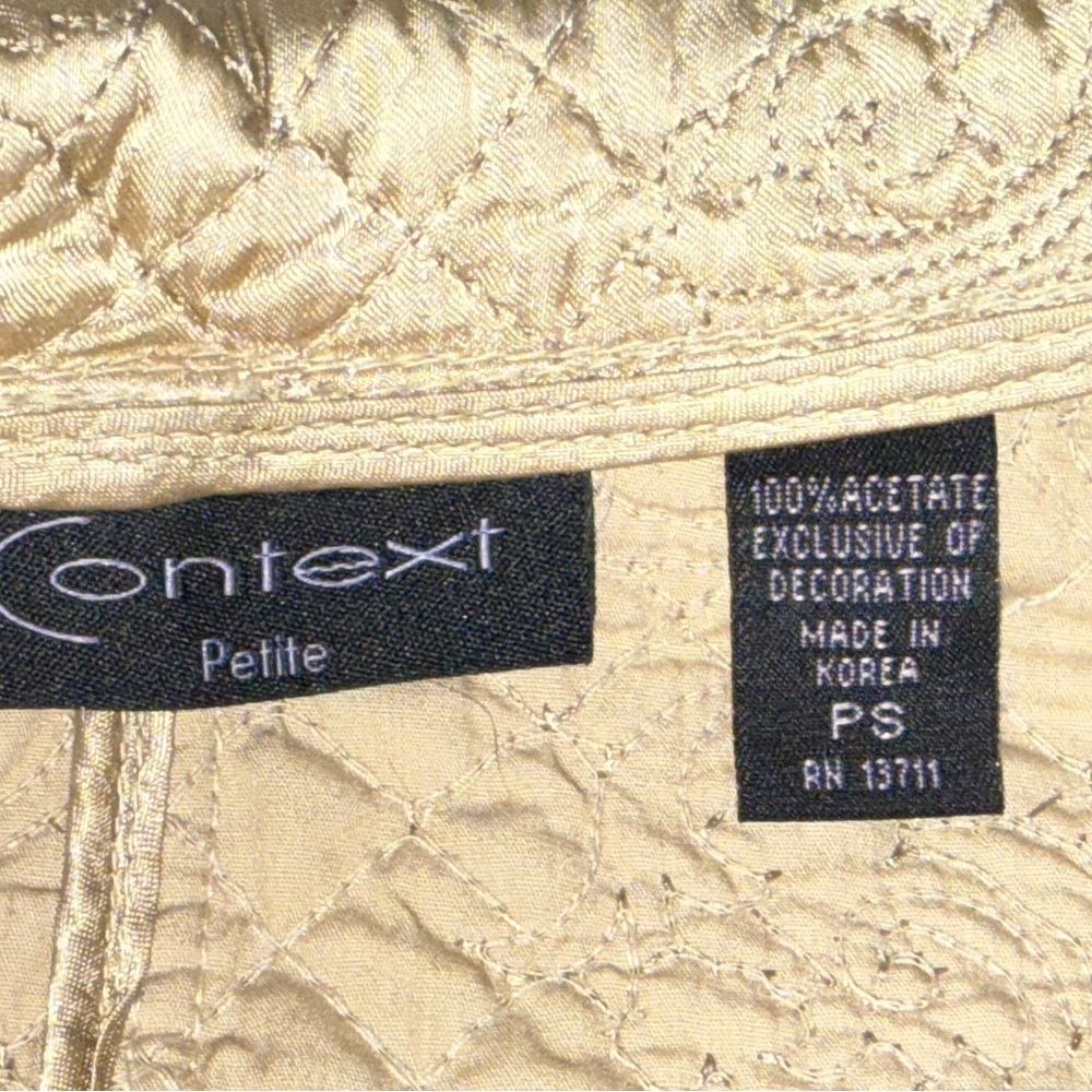 Context Textured Beige Puffer Jacket - image 5